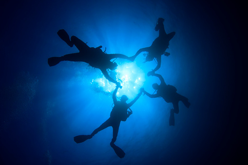 Scuba diving for brand messaging Brainlush