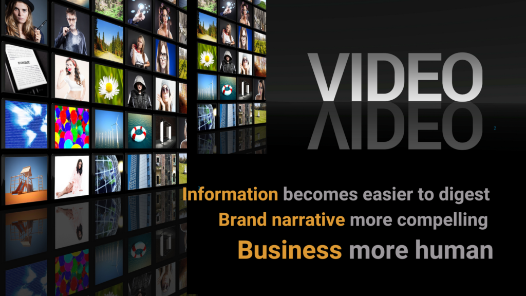Video content marketing statistics - videos engage audiences emotionally on a deeper level-Information becomes easier to understand-explanations more vivid-brand storytelling more engaging-the brand more compelling-the business more human